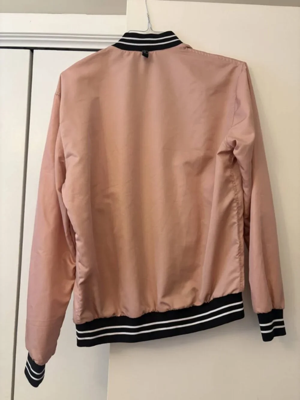 Karamo Bomber Jacket in Dusty Rose